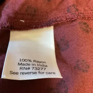Sonoma Maroon Button-Down Blouse thumbnail 7