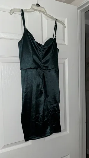 Lucy in the Sky Lulus Emerald Mini Dress thumbnail 4