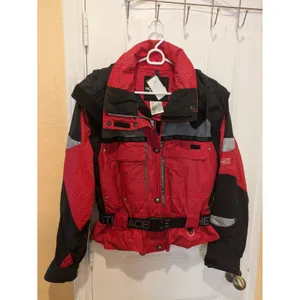 Vtg 90s North Face Extreme Ski Jacket Womens 8 Vest Coat Snow Winter Shell Red thumbnail 3