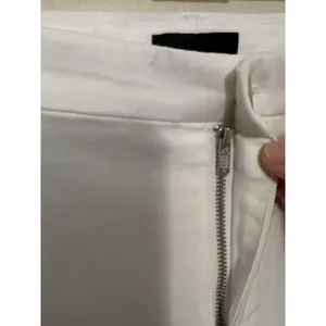 ATM ENZYME WASH CROPPED BOYFRIEND PANT Size 6‎ White thumbnail 7