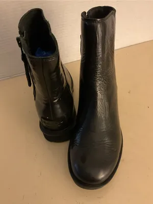 Sorel women Black Leather Chelsea Heeled waterproof Boots US 6 thumbnail 10