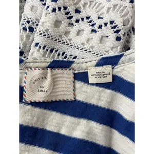 Postmark Anthropologie Tank Top Size Small Swing Trapeze Cropped Lace Layered thumbnail 9