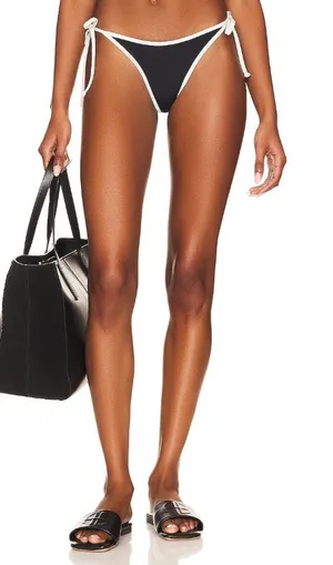 LSPACE Levy Classic Bikini Bottoms in Black Medium Womens Swim thumbnail 1