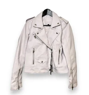 BLANKNYC | Pure Motivation Vegan Leather Moto Jacket w/ Quilting Stitch Small thumbnail 16