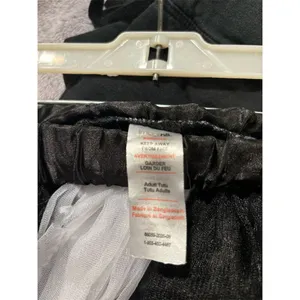 Imagina Women's Black & White Tulle Tutu Skirt OS thumbnail 3