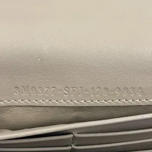 FENDI Peekaboo Leather Continental Wallet w/Turnlock - Greige - Preowned thumbnail 5