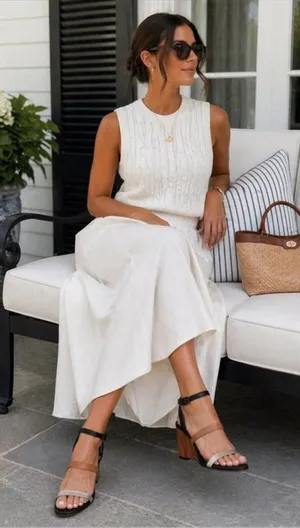 Sanctuary Black and Brown Strappy Block Heel Wedges thumbnail 1