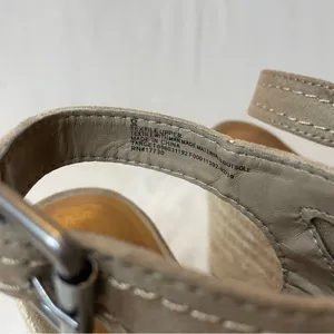 Target - Universal Thread Suede Espadrille Wedge Sandal Heels, Tan, Size 6, EUC thumbnail 11