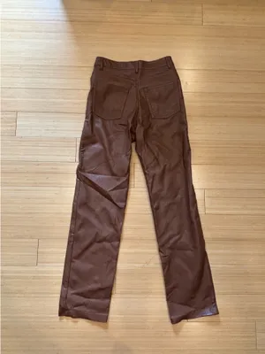 Vegan Leather Aritzia Wilfred Pants thumbnail 2