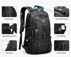KAKA Travel Backpack Fight Approved with 17.3 inch Laptop Lackpack thumbnail 5