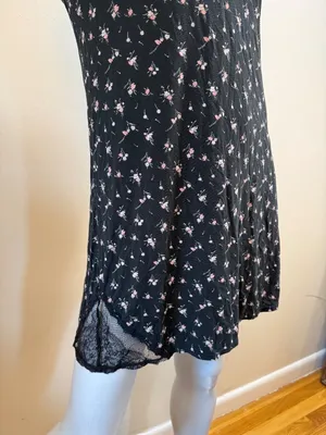 Victoria's Secret Lacey Strappy Mesh Coquette Floral Dainty Dreamy Whimsigoth Slip Dress XS thumbnail 6