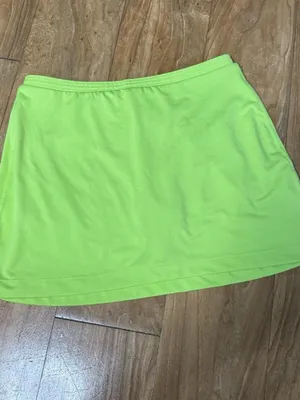 Athletic Neon Lime A-Line Skort - Women thumbnail 2
