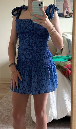 Amazon blue summer dress thumbnail 1