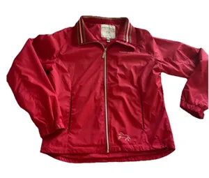 Horseware Ireland Equestrian Windbreaker Zip Red Jacket Women’s Medium thumbnail 1
