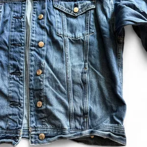 American Eagle Blue Denim Trucker Jacket Women’s Large thumbnail 3