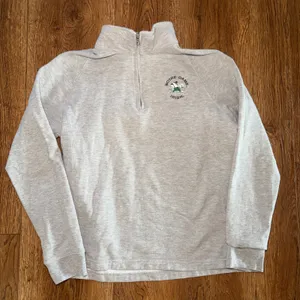 Gear For Sports Notre Dame Fighting Irish Quarter Zip Sweatshirt Gray Womens M thumbnail 1