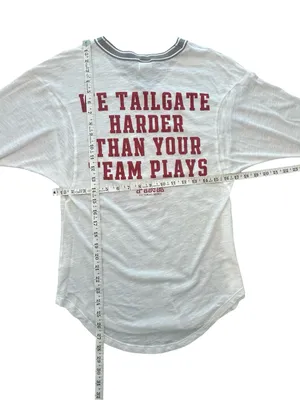 VS PINK University of Southern California USC Trojans oversized gameday shirt XS thumbnail 7