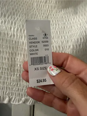 Me to We White Smocked Off-Shoulder Crop Top thumbnail 3