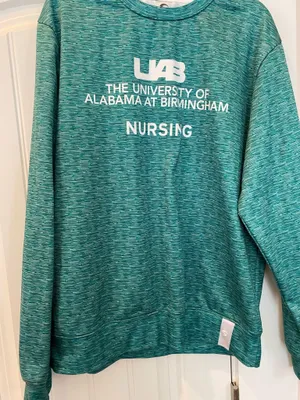 UAB Nursing Athletic Sweatshirt Green Size M thumbnail 1
