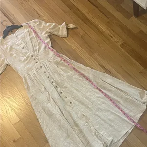 NWT Free People Love of My Life Midi Dress Lemon Sz XS thumbnail 6