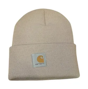 Carhartt Cream/Tan Beanie Hat thumbnail 1