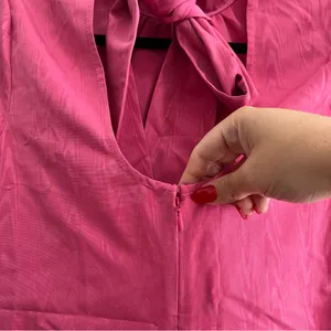 NEW NWT STAUD Mini Ilana Dress In Lollipop Pink thumbnail 8