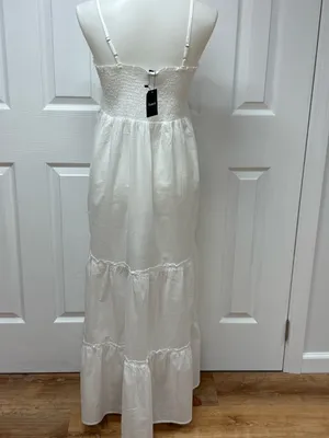 Guapa Agra‎ White Dress - Size L - NEW with Tags. thumbnail 8