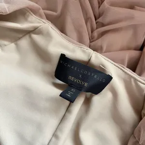 Michael Costello x REVOLVE‎ Franky Mini Dress in Taupe thumbnail 6