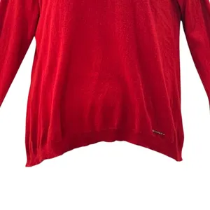 Anne Klein Off The Shoulder‎ Sweater Red XL thumbnail 5