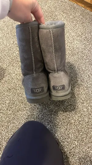 Women’s Grey UGG Boots thumbnail 4