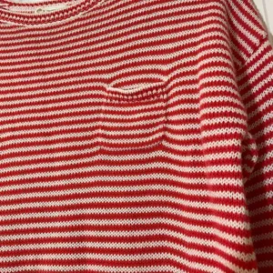 🚨 SALE ‼️ Tucker + Tate cropped striped knit sweater thumbnail 2