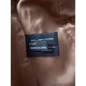 Y2K‎ Redi Pink Metallic Leather Jacket Embossed Floral Moto Zip Front Size Small thumbnail 10