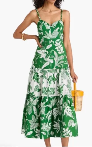 Farm Rio Forest Soul Mix Midi Dress thumbnail 1
