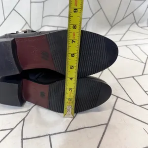 Roper Ankle Boots Womens Size 10 Black Leather Western Buckle‎ Strap Round thumbnail 9