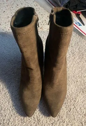 Lulus boots heeled zippered 8.5 thumbnail 1