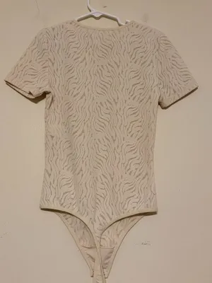 Women's Babaton Aritzia Ivory Lace Style One-Piece Bodysuit Size 2XS XXS thumbnail 3