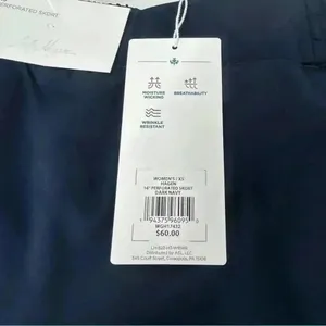 Lady Hagen Perforated Golf Skort Navy XS | 16” Athletic Tennis Running NWT thumbnail 2