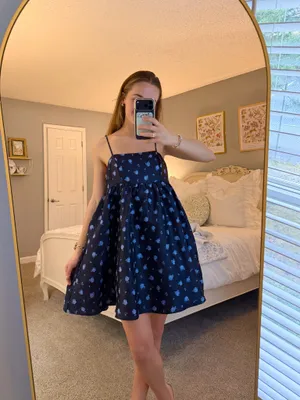Vestique Navy Blue Laney Mini Dress thumbnail 3