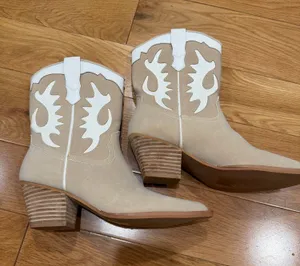 Pink Lily Mi.iM Short Western Boots thumbnail 1