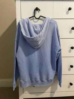 American Eagle Beach Hoodie Blue Oversized thumbnail 2