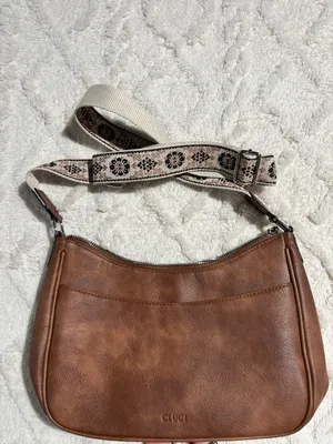 Cluci brown crossbody bag thumbnail 2