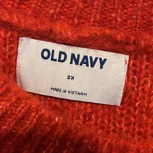 Old Navy Red 2X  sweater thumbnail 3