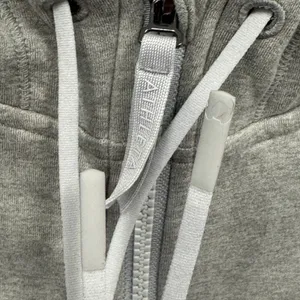 Athleta Forever Fleece 1/2 Zip Hoodie XL 825011-01 Relaxed Fit Heather Gray thumbnail 8