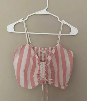 Billabong Striped Cropped Top thumbnail 1