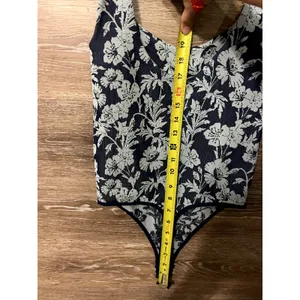 Free people movement bodysuit blue white size XS thumbnail 6