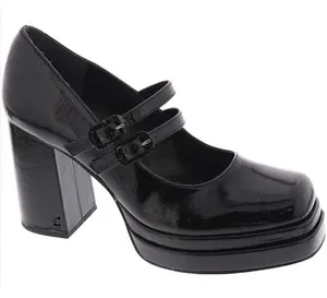 Sam Edelman Circus Pepper platform Heeled Patent Black Mary Jane pumps Size 9 thumbnail 1