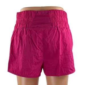Free People FP Movement Pink High Waisted Pull On Athletic Running Shorts Size M thumbnail 3