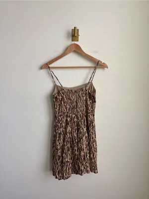 Aritzia Sunday Best Chiara Leopard Print Mini Dress Size 2 thumbnail 9