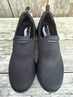 Skechers Black ARCH FIT REFINE 2.0 CASCADE “Don’t Go” WOMENS 9.5 Air-Cooled Shoe thumbnail 4