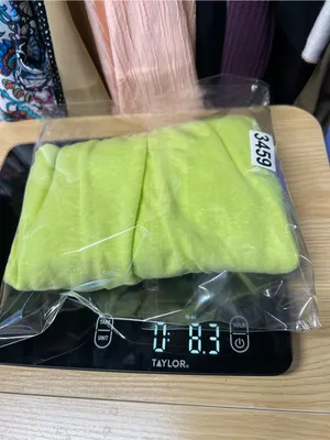 Hudson Gray Lime Linen Blend Smocked Flutter‎ Sleeve Top Size M NWT thumbnail 13
